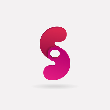 Letter S logo. Vector icon design templateのイラスト素材