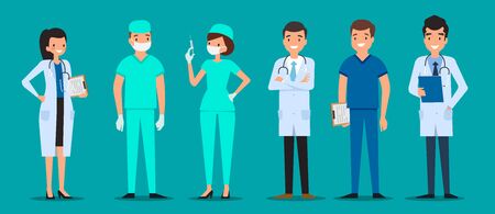 Vector characters designのイラスト素材