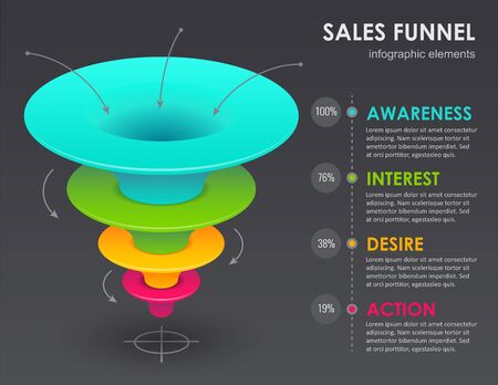 Vector infographic templateのイラスト素材