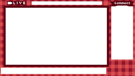 Game Streaming Overlaysのイラスト素材