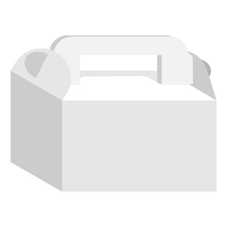 Illustration of a box for a cakeのイラスト素材