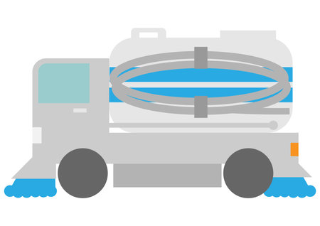 Watering carのイラスト素材