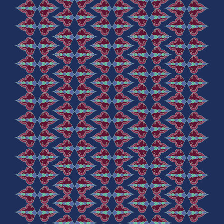 The pattern of ethnic ornament. Print for fabrics, shawls, stoles