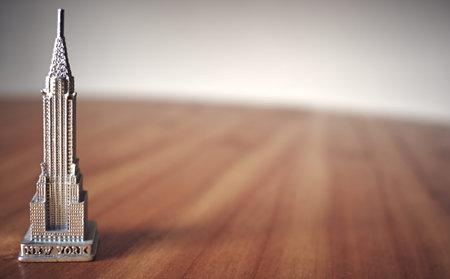 Travel concept background. Souvenirs iconic monuments. New York.の写真素材