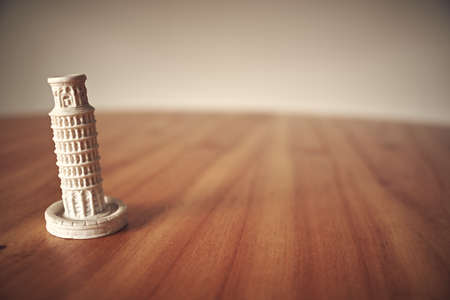 Travel concept background. Souvenirs iconic monuments. Italy.の写真素材