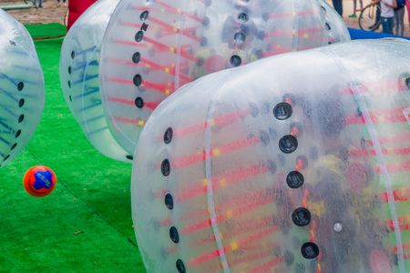 bumper ball streetの写真素材