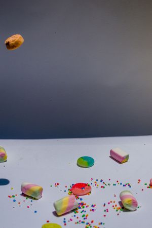 CANDIES IN SLOW MOTIONの写真素材
