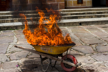FIRE ON THE STREET