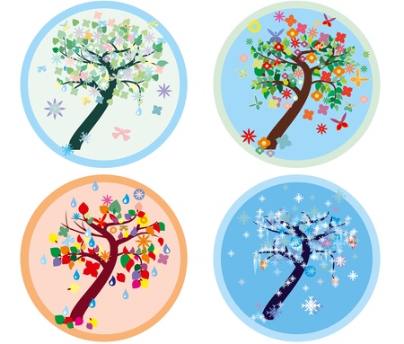 Seasonsのイラスト素材