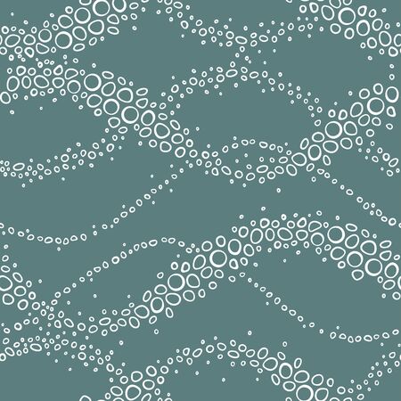 Cute doodle circles seamless pattern, abstract background, great for textiles, banners, wallpapers, wrapping - vector designのイラスト素材
