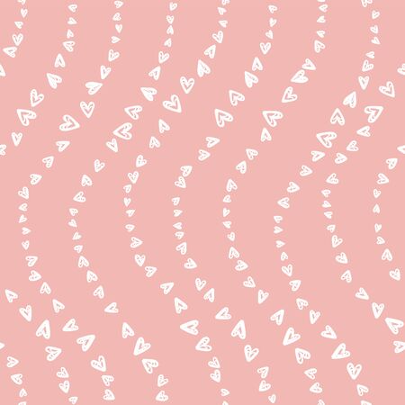 Cute doodle circles seamless pattern, abstract background, great for textiles, banners, wallpapers, wrapping - vector designのイラスト素材