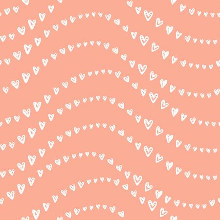 Cute doodle circles seamless pattern, abstract background, great for textiles, banners, wallpapers, wrapping - vector designのイラスト素材