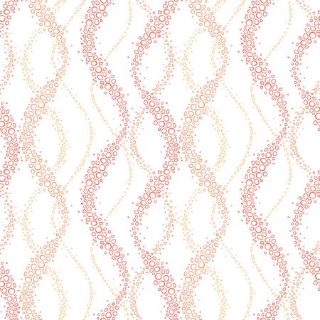 Cute doodle circles seamless pattern, abstract background, great for textiles, banners, wallpapers, wrapping - vector designのイラスト素材