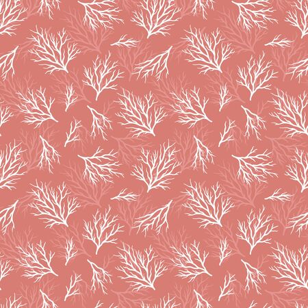Cute hand drawn under water seamless pattern, colorful summer background, great for textiles, banners, wallpapers, wrapping - vector designのイラスト素材