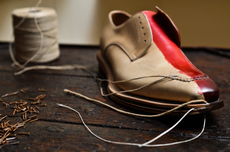 Italian shoes buildの写真素材