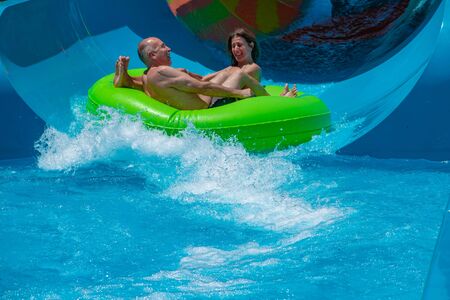 Orlando, Florida. May 20, 2019. People having fun Karakare curl at Aquatica in International Drive area (2)のeditorial素材