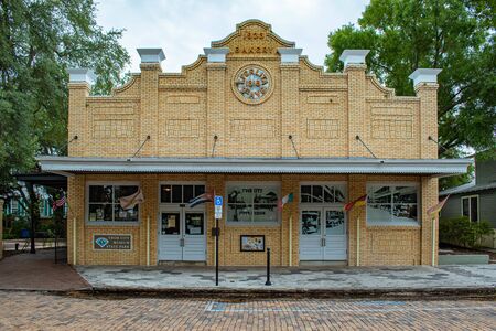Tampa Bay, Florida. July 12, 2019 Panoramic view of Ybor City State Museum in historic district 2のeditorial素材