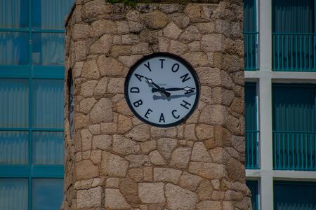 Daytona Beach, Florida. July 06, 2019 Coquina Clock Tower.のeditorial素材