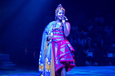 Orlando, Florida. August 14, 2019. Festival of the Lion King at Animal Kingdom (32)