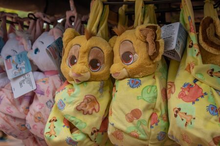 Orlando, Florida. August 14, 2019. Simba plushies at Animal Kingdom (89)のeditorial素材