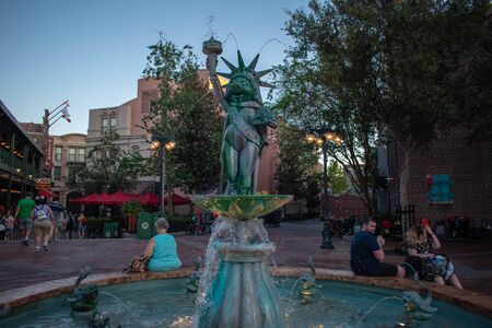 Orlando, Florida. September 27, 2019. Muppets Fountain at Hollywood Studios (65)のeditorial素材