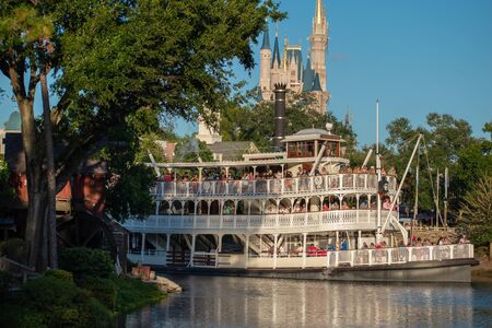 Orlando, Florida. September 23, 2019. Liberty Square Riverboat at Magic Kigndom (7)のeditorial素材