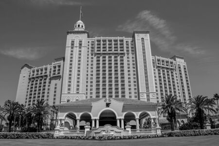 Orlando, Florida. July 16, 2019. Panoramic view of JW Marriott hotel at John Yaung Parkway areaのeditorial素材