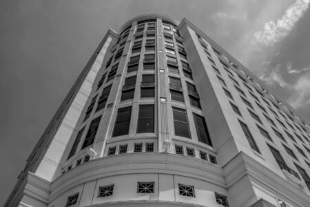 Orlando, Florida. August 19, 2019. Partial view of Grand Bohemian Hotelat downtown areaのeditorial素材