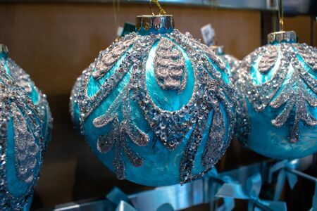 Orlando, Florida. November 06, 2019. Christmas ornaments in store at Seaworld 1のeditorial素材