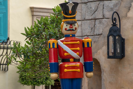 Orlando, Florida. November 06, 2019. Top view of English Nutcracker at Seaworld 1
