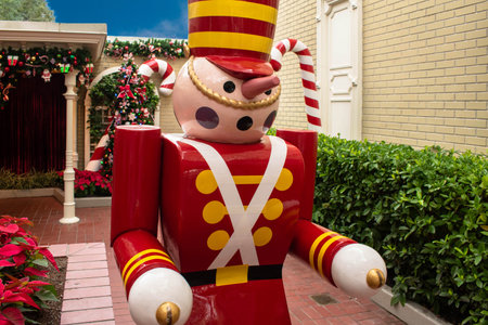 Orlando, Florida. November 16, 2019. Top view of Nutcracker at Magic Kingdom (106)