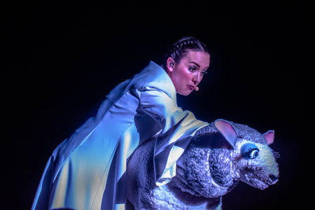 Orlando, Florida. December 30, 2019. O Wondrous Night Show is a greatest story with carols, puppets...