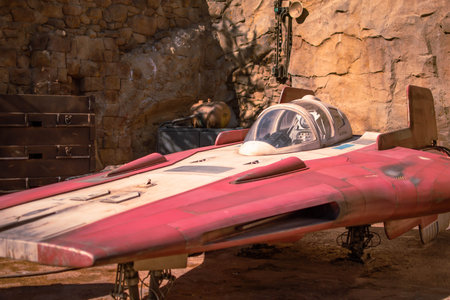 Partial view of Spaceship in Star Wars Galaxys Edge at Hollywood Studios, (5)