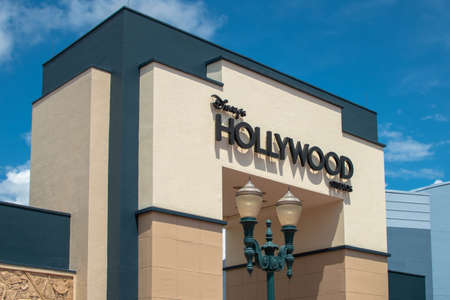 Disney Hollywood Studios arch at Walt Disney World.のeditorial素材