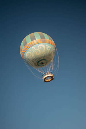 Orlando, Florida. October 13, 2020. Top view of hot air ballon at Disney Springs (31)のeditorial素材