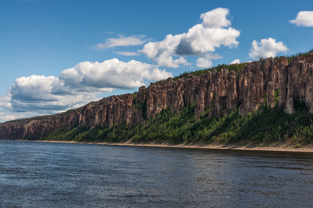 National heritage of Russia placed in republic Sakha, Siberia.の写真素材