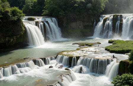 Krka National Park is a national park located in Croatia.の素材