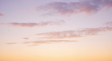 Beautiful sunset sky background - Vintage filter and boost up color processingの素材