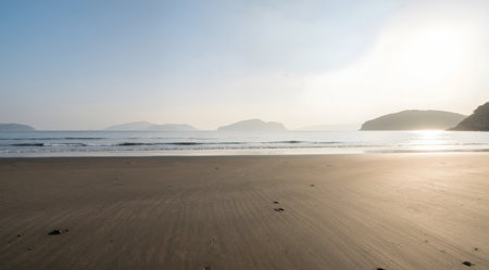 Beach in the morning at Nha Trang, Vietnam.の素材