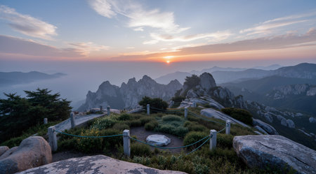 View of the town of Ronda in Andalusia, Spainの素材