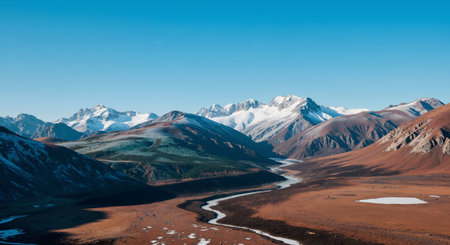 Tien Shan mountains, Ak-Shyrak Region, Kyrgyzstanの素材
