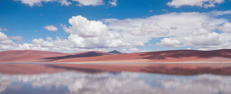 Panorama of Deadvlei, Sossusvlei, Namib Naukluft National Park, Namibiaの素材