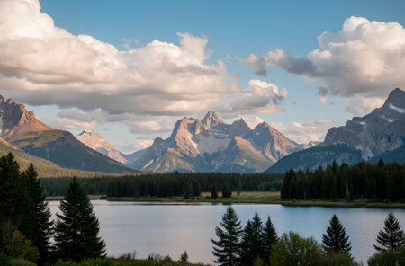 Grand Teton National Park, Wyoming, United States of America.の素材