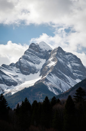 Matterhorn mountain in Zermatt, Switzerland. Caucasus Mountains.の素材