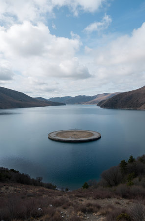 Lake Wakatipu, Queenstown, New Zealand, South Islandの素材
