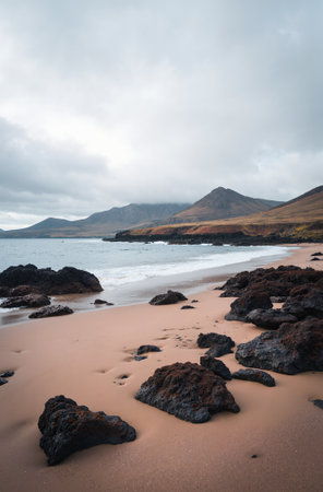 Beach on the Isle of Skye in Scotland, United Kingdomの素材