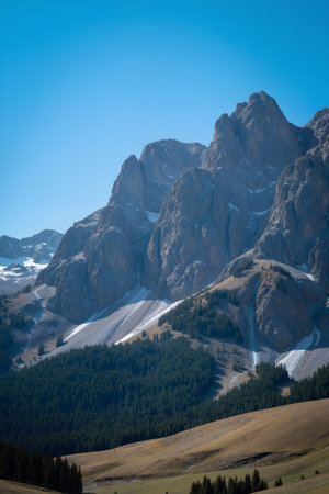 Mountains in the Dolomites, South Tyrol, Italyの素材