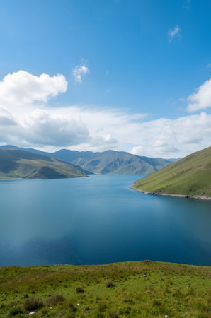Beautiful view of Lake Tekapo, South Island, New Zealandの素材