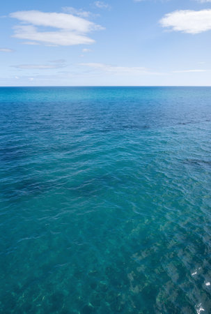 blue sea and sky, beautiful photo digital picture, background for your designの素材