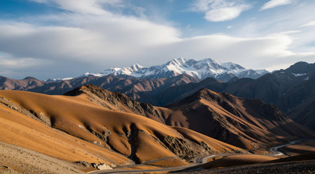 Tien Shan mountains, Kyrgyzstan, Dzhuku Valleyの素材